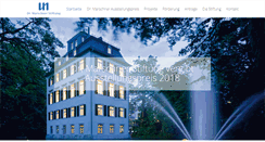 Desktop Screenshot of marschner-stiftung.de